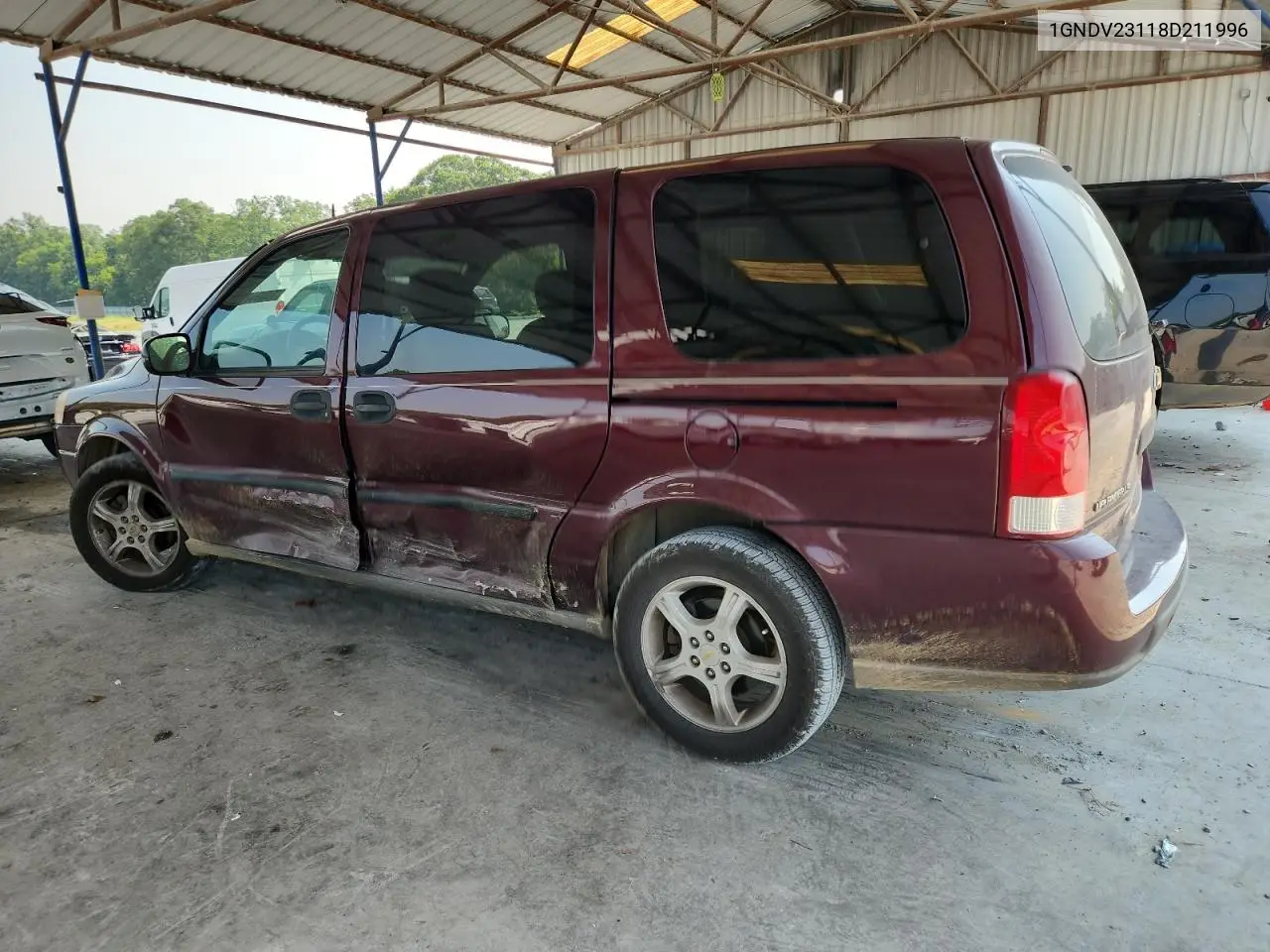 2008 Chevrolet Uplander Ls VIN: 1GNDV23118D211996 Lot: 59531715
