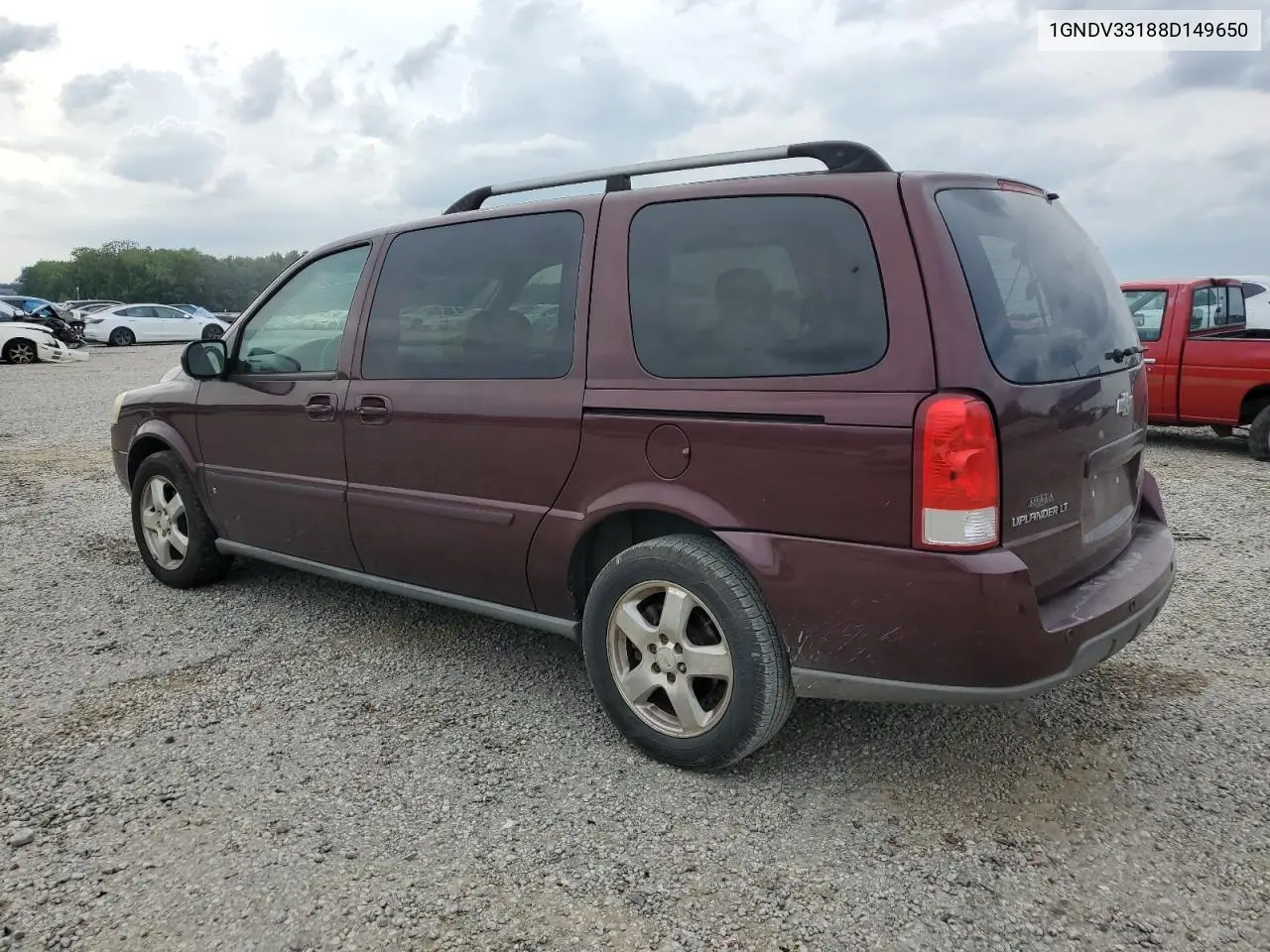 2008 Chevrolet Uplander Lt VIN: 1GNDV33188D149650 Lot: 59718995