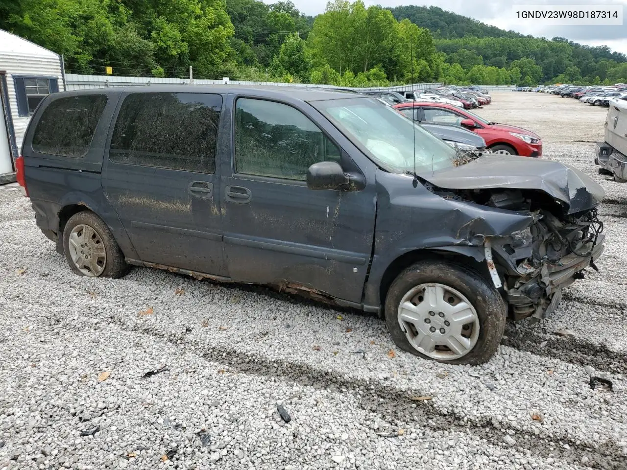 2008 Chevrolet Uplander Ls VIN: 1GNDV23W98D187314 Lot: 60092175