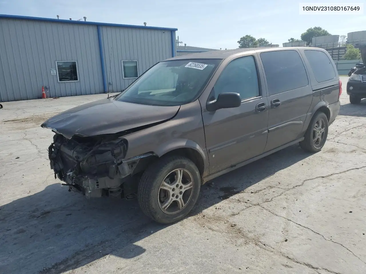 2008 Chevrolet Uplander Ls VIN: 1GNDV23108D167649 Lot: 62268535