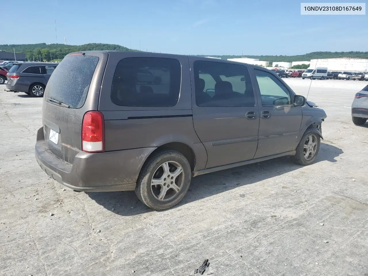 2008 Chevrolet Uplander Ls VIN: 1GNDV23108D167649 Lot: 62268535
