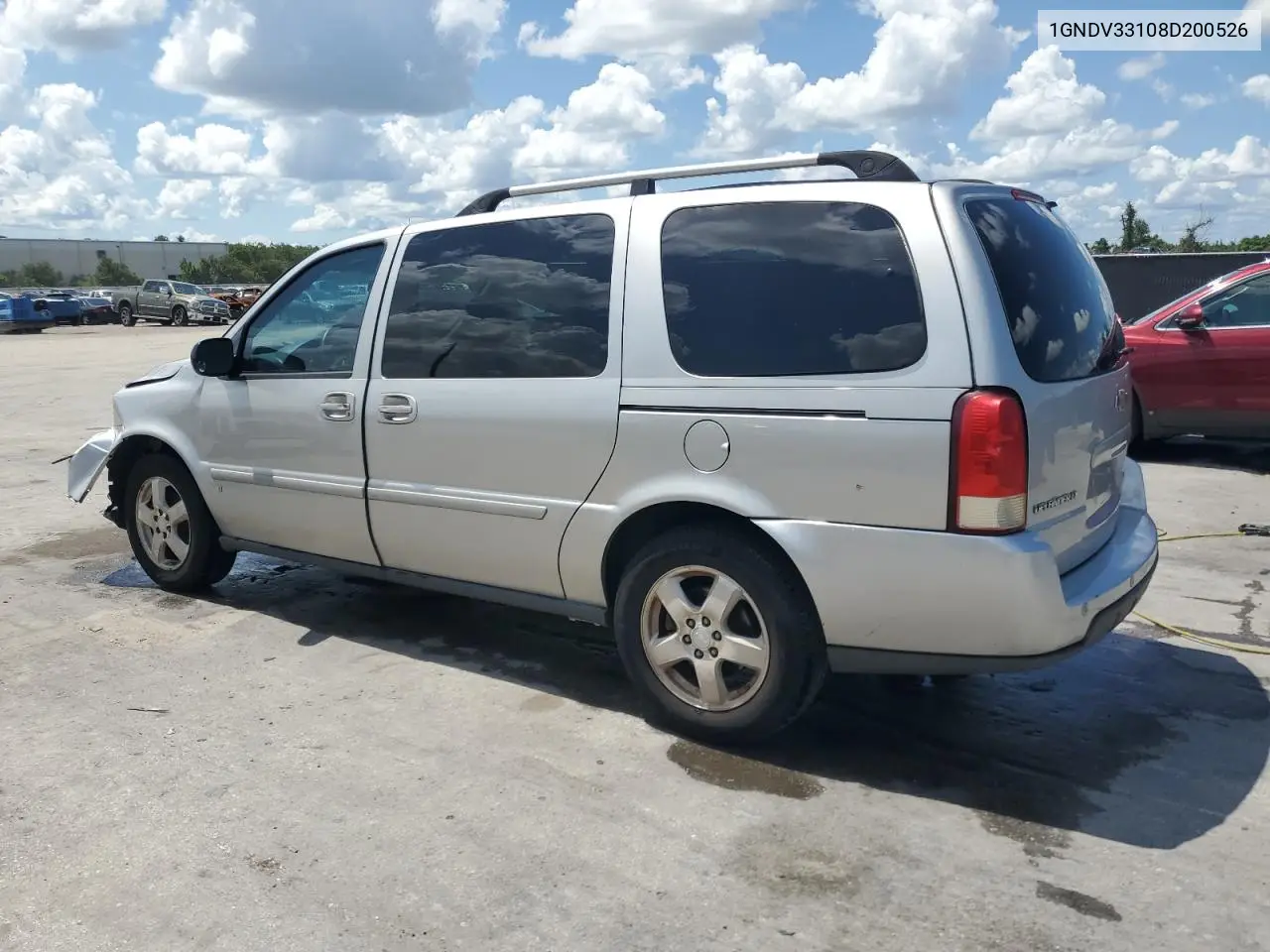 2008 Chevrolet Uplander Lt VIN: 1GNDV33108D200526 Lot: 62293965
