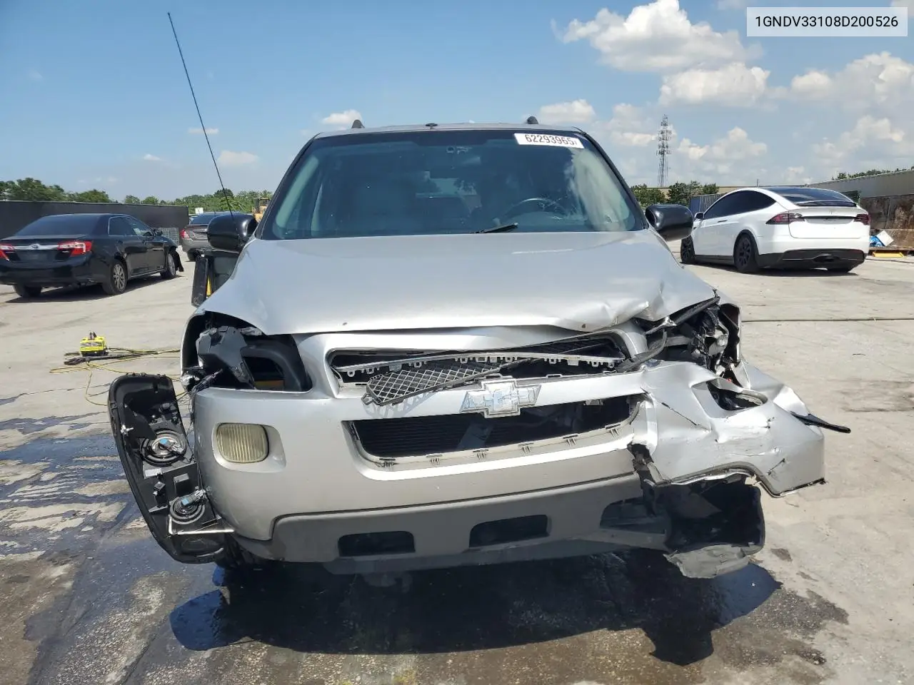 2008 Chevrolet Uplander Lt VIN: 1GNDV33108D200526 Lot: 62293965