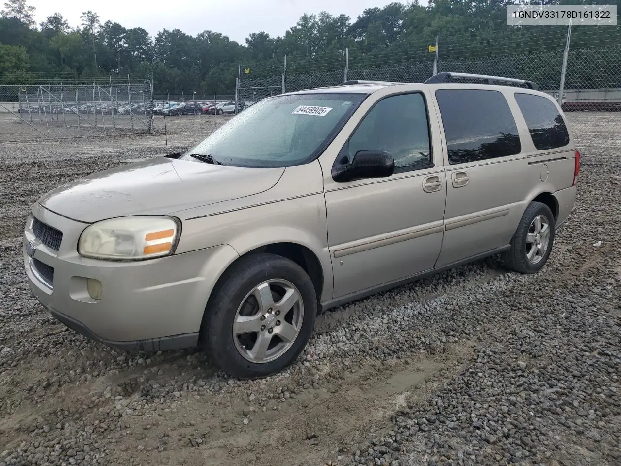 2008 Chevrolet Uplander Lt VIN: 1GNDV33178D161322 Lot: 64459905