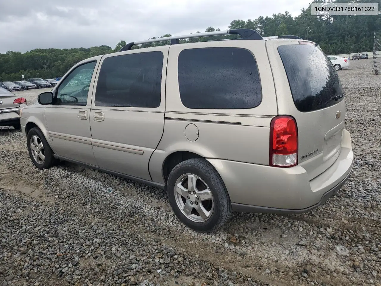 2008 Chevrolet Uplander Lt VIN: 1GNDV33178D161322 Lot: 64459905