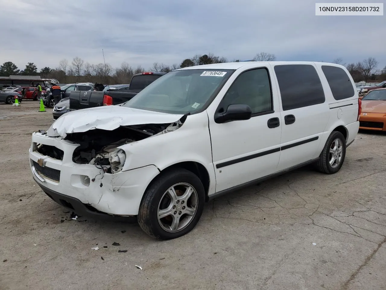 2008 Chevrolet Uplander Ls VIN: 1GNDV23158D201732 Lot: 87763645