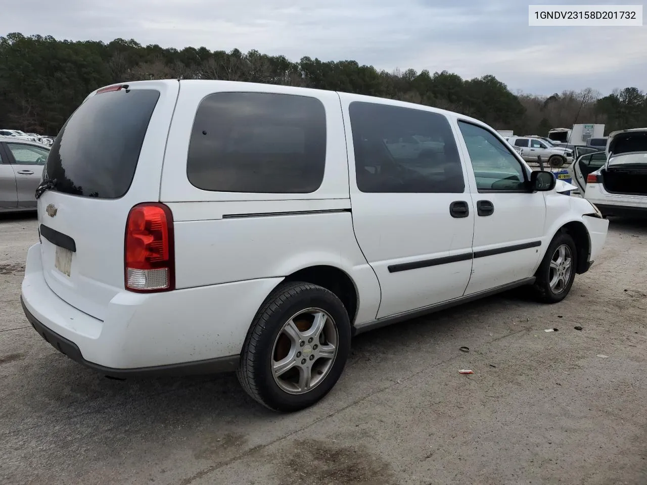 2008 Chevrolet Uplander Ls VIN: 1GNDV23158D201732 Lot: 87763645