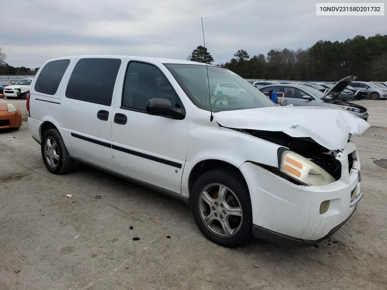 2008 Chevrolet Uplander Ls VIN: 1GNDV23158D201732 Lot: 87763645