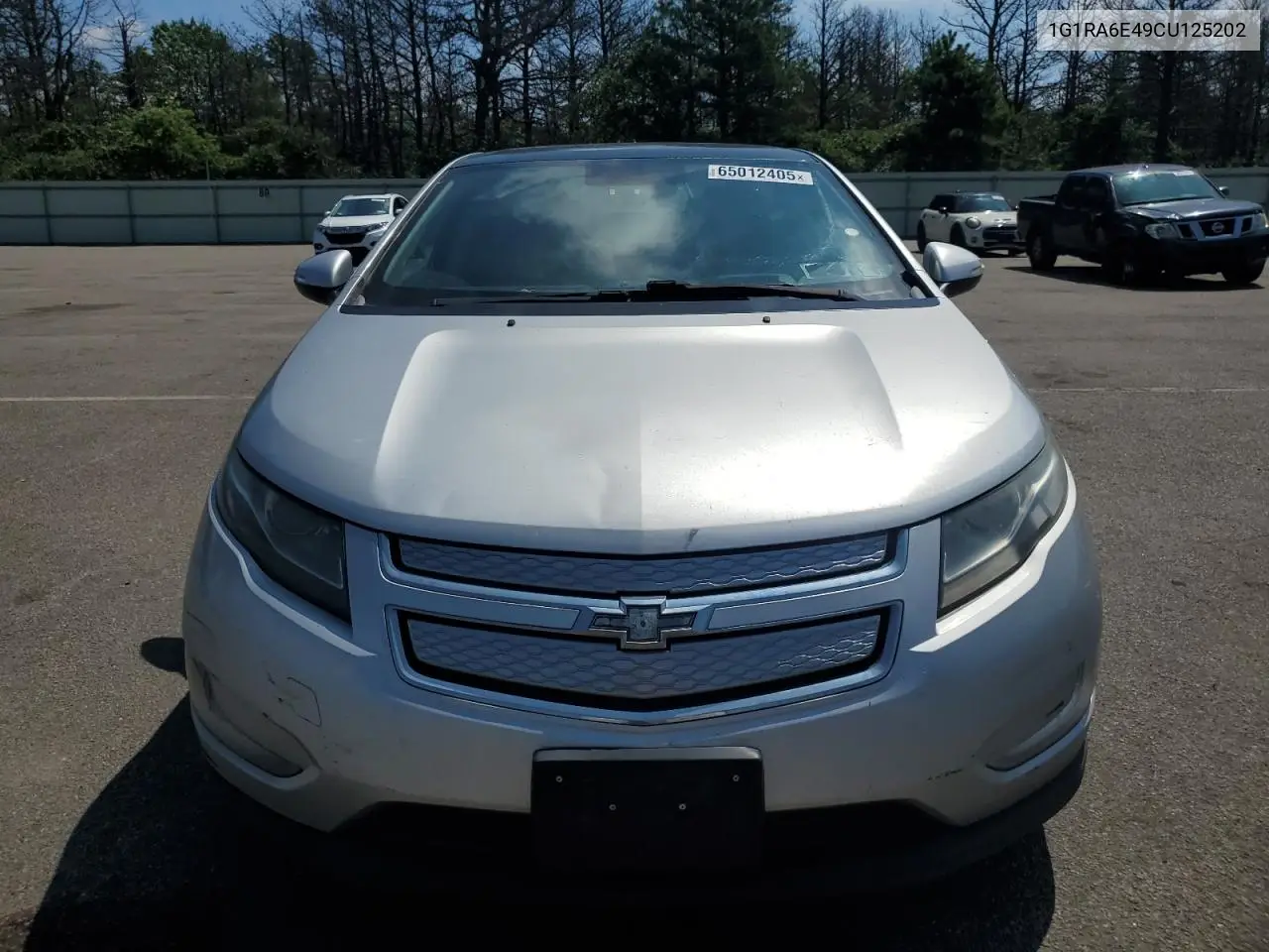 2012 Chevrolet Volt VIN: 1G1RA6E49CU125202 Lot: 65012405