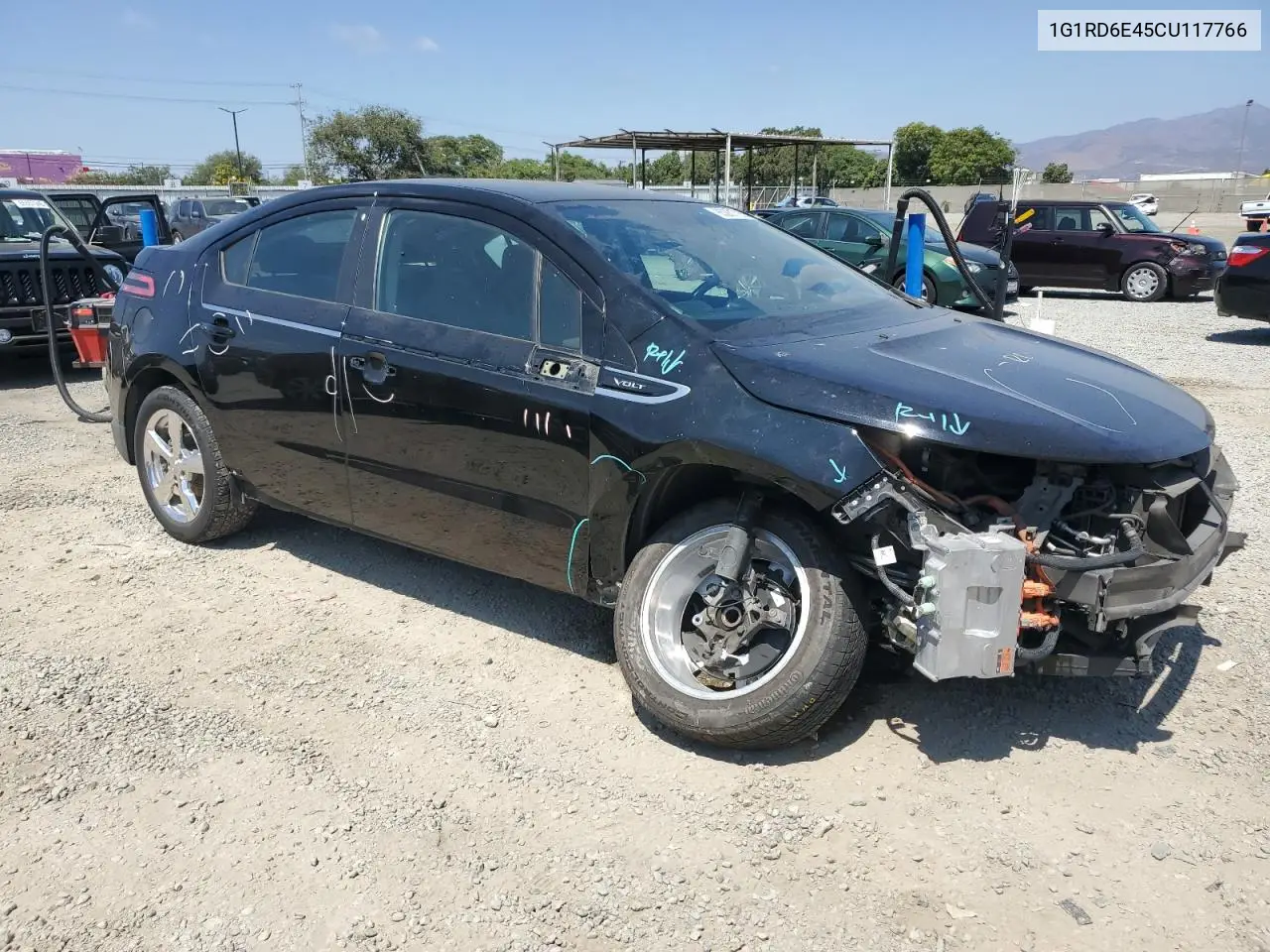 2012 Chevrolet Volt VIN: 1G1RD6E45CU117766 Lot: 65281705