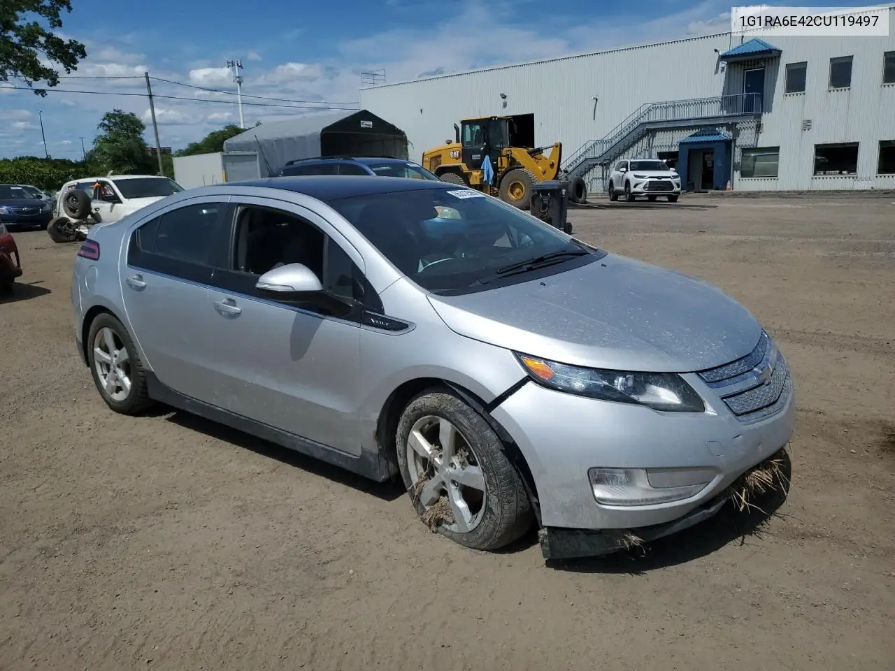 2012 Chevrolet Volt VIN: 1G1RA6E42CU119497 Lot: 65312565