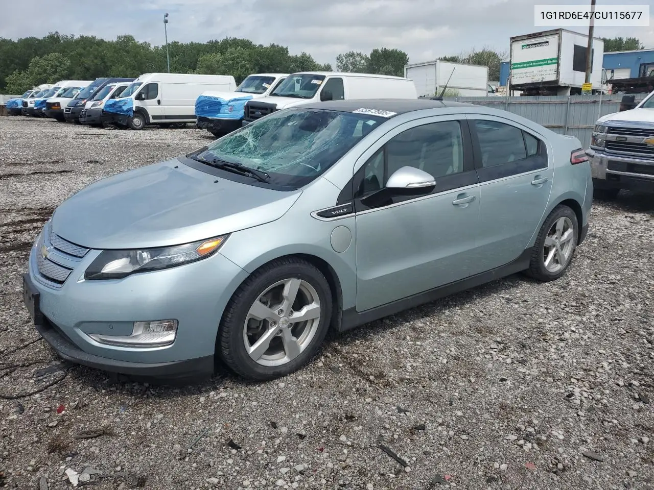 2012 Chevrolet Volt VIN: 1G1RD6E47CU115677 Lot: 65573905