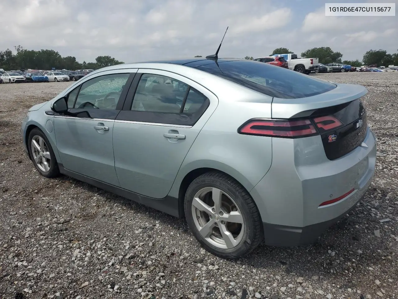2012 Chevrolet Volt VIN: 1G1RD6E47CU115677 Lot: 65573905