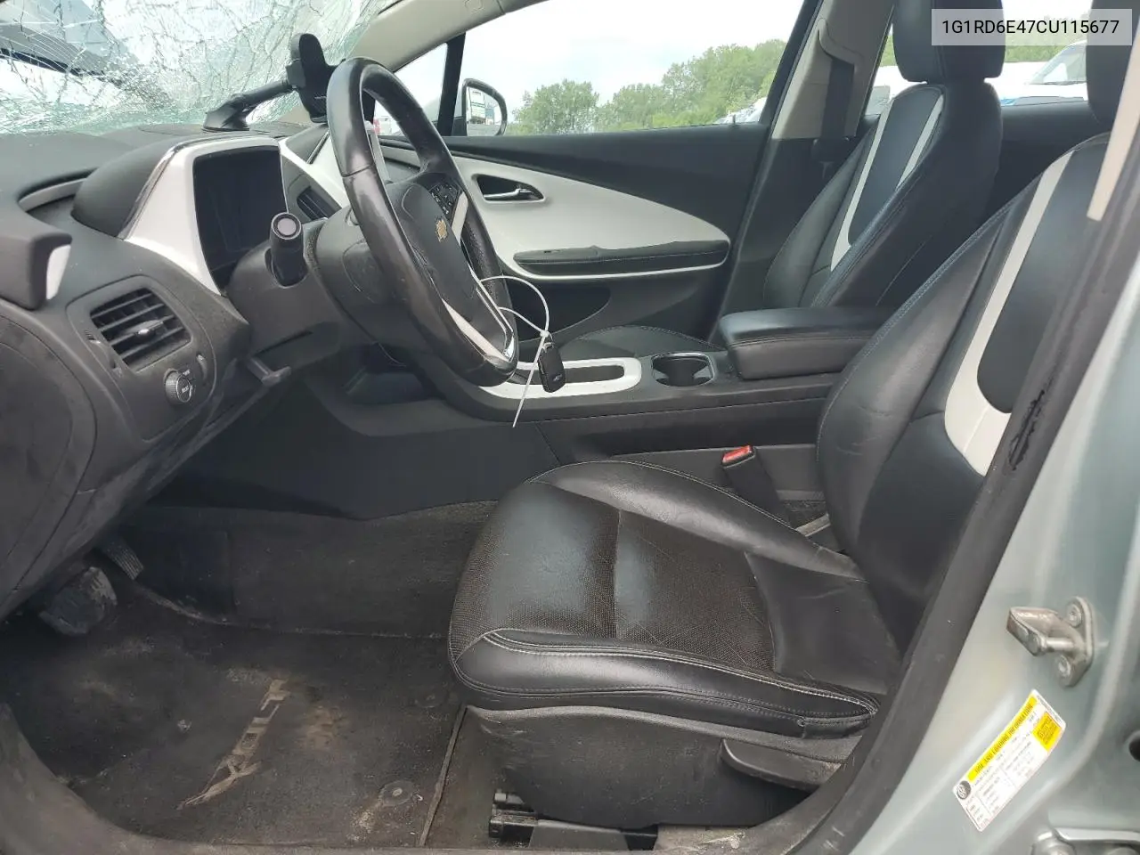 2012 Chevrolet Volt VIN: 1G1RD6E47CU115677 Lot: 65573905