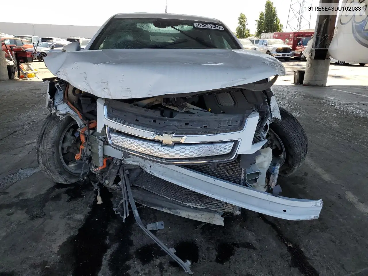 2013 Chevrolet Volt VIN: 1G1RE6E43DU102083 Lot: 63973565
