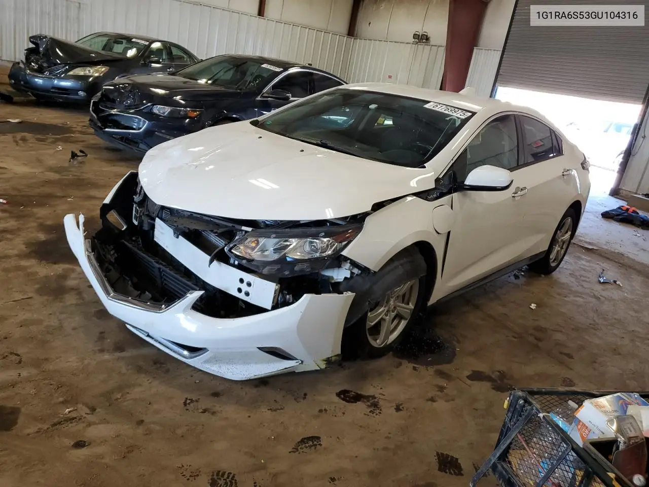 2016 Chevrolet Volt Lt VIN: 1G1RA6S53GU104316 Lot: 61769975