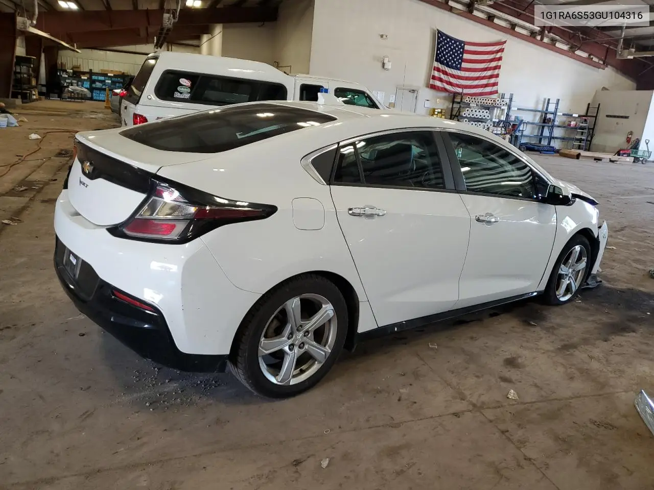 2016 Chevrolet Volt Lt VIN: 1G1RA6S53GU104316 Lot: 61769975