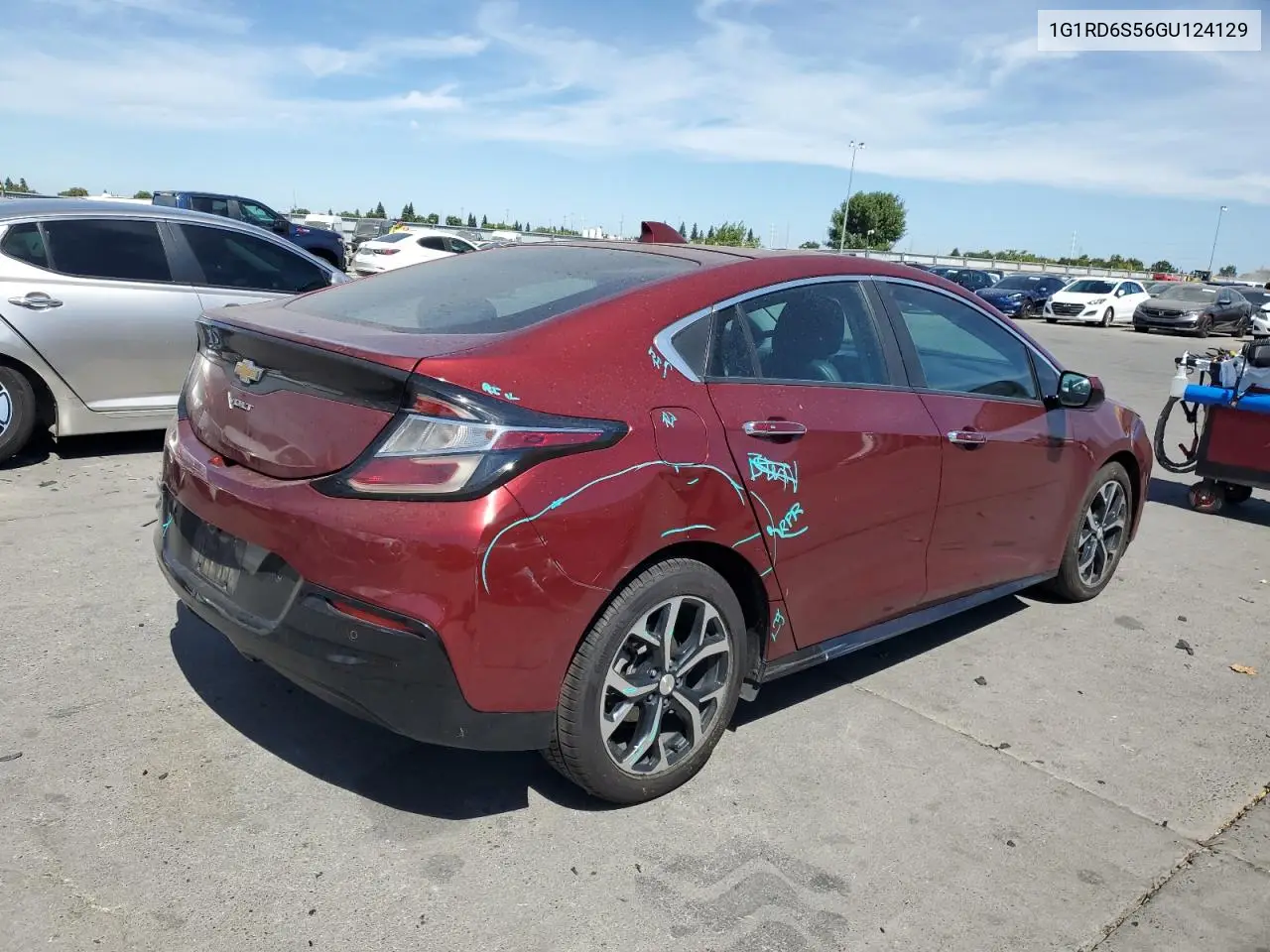 2016 Chevrolet Volt Ltz VIN: 1G1RD6S56GU124129 Lot: 65633455