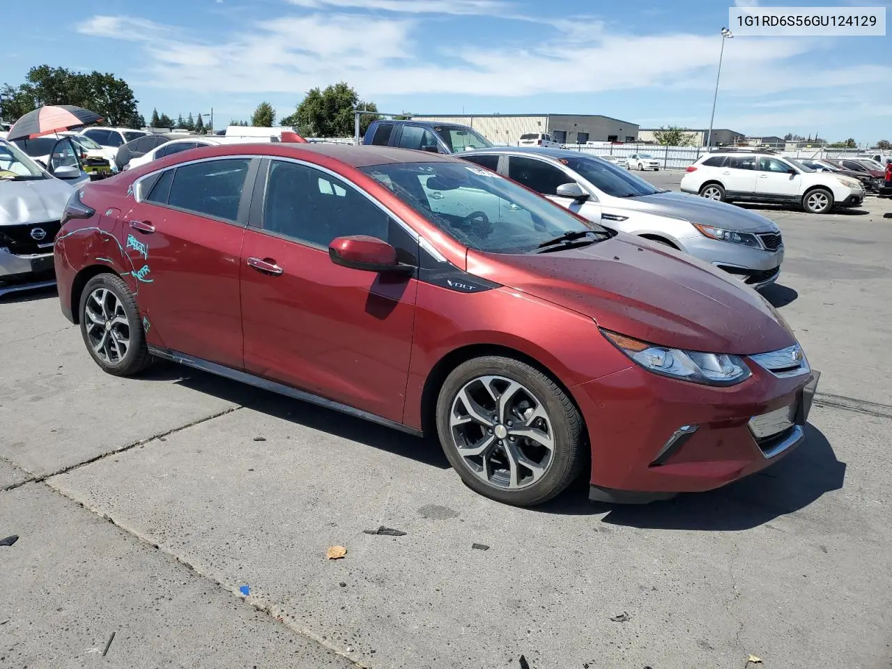 2016 Chevrolet Volt Ltz VIN: 1G1RD6S56GU124129 Lot: 65633455