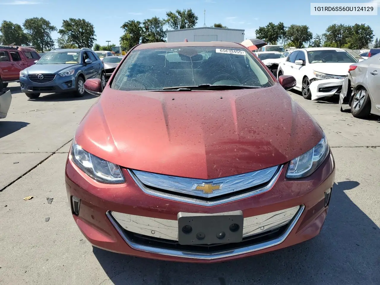 2016 Chevrolet Volt Ltz VIN: 1G1RD6S56GU124129 Lot: 65633455