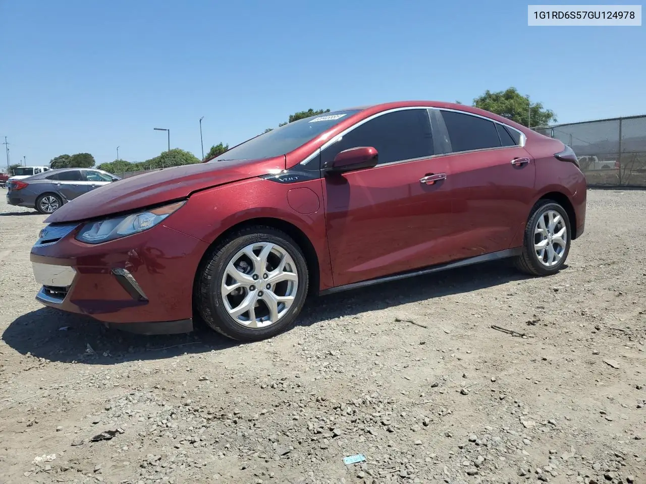 2016 Chevrolet Volt Ltz VIN: 1G1RD6S57GU124978 Lot: 65945885