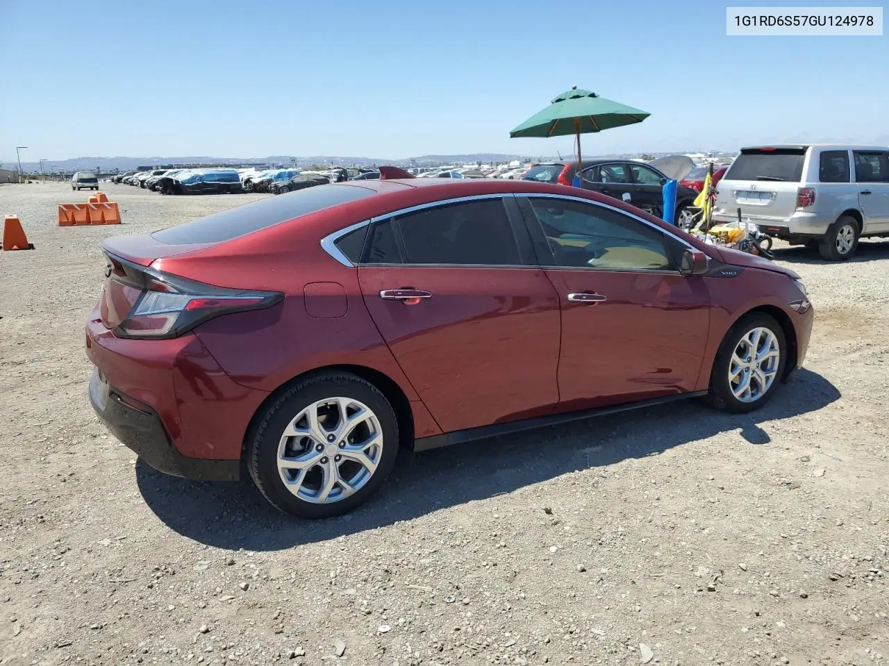 2016 Chevrolet Volt Ltz VIN: 1G1RD6S57GU124978 Lot: 65945885