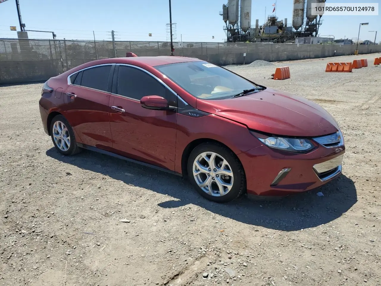 2016 Chevrolet Volt Ltz VIN: 1G1RD6S57GU124978 Lot: 65945885