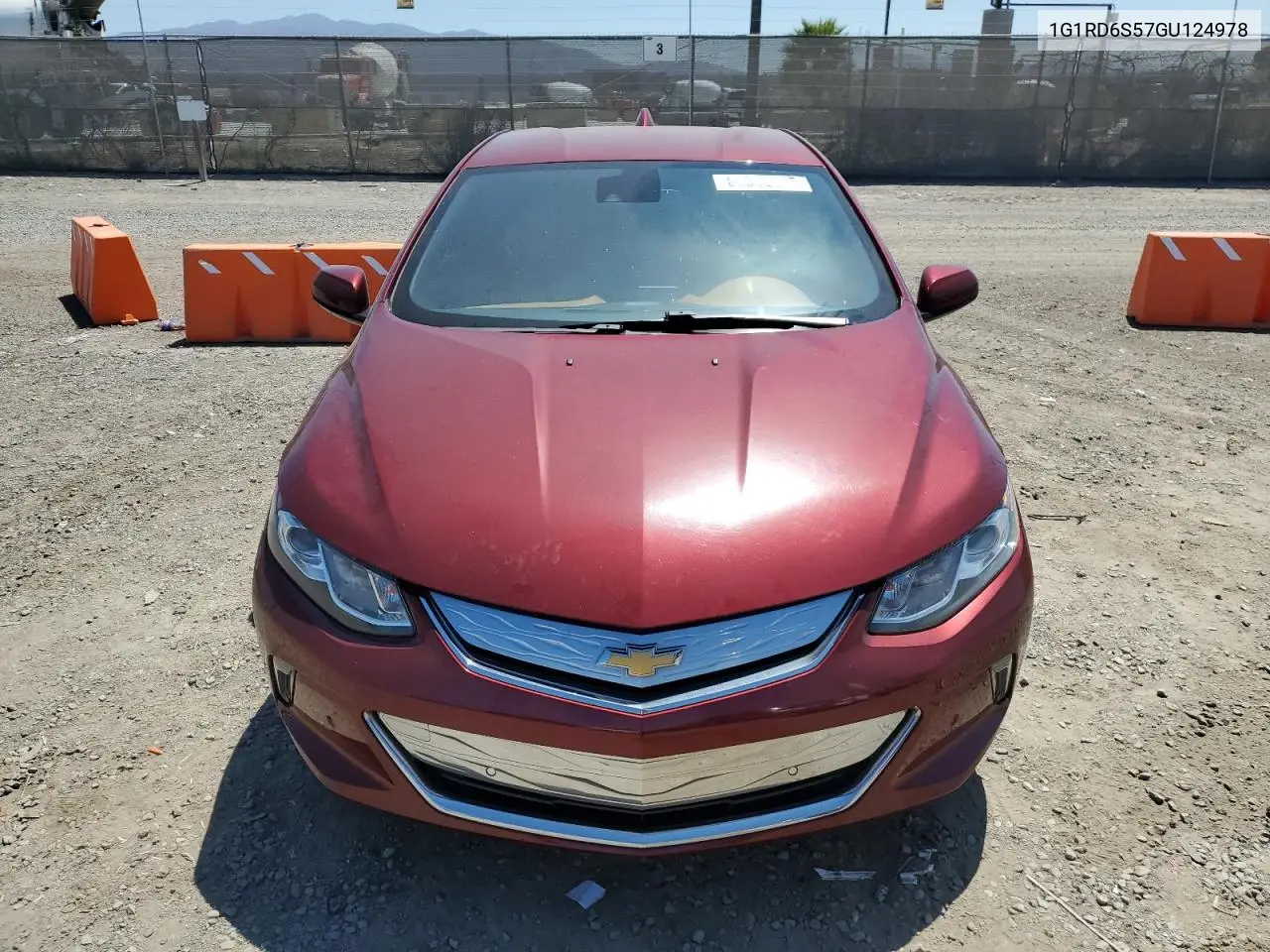 2016 Chevrolet Volt Ltz VIN: 1G1RD6S57GU124978 Lot: 65945885