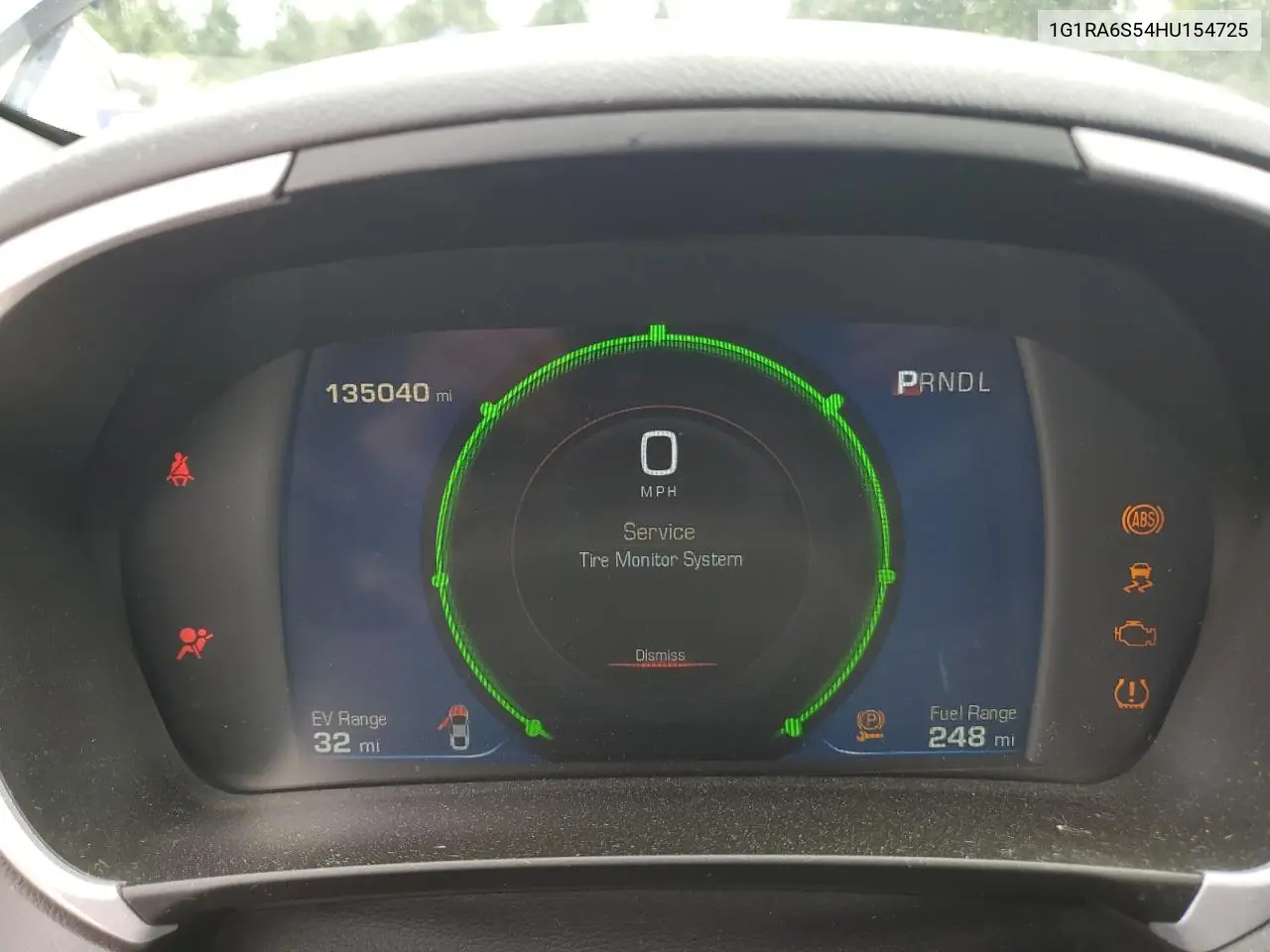 2017 Chevrolet Volt Lt VIN: 1G1RA6S54HU154725 Lot: 65403255
