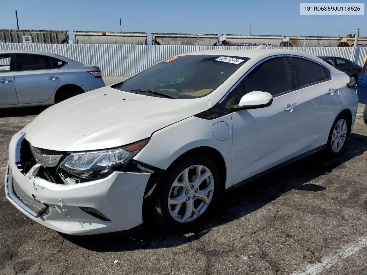 2018 Chevrolet Volt Premier VIN: 1G1RD6S59JU118526 Lot: 60574645