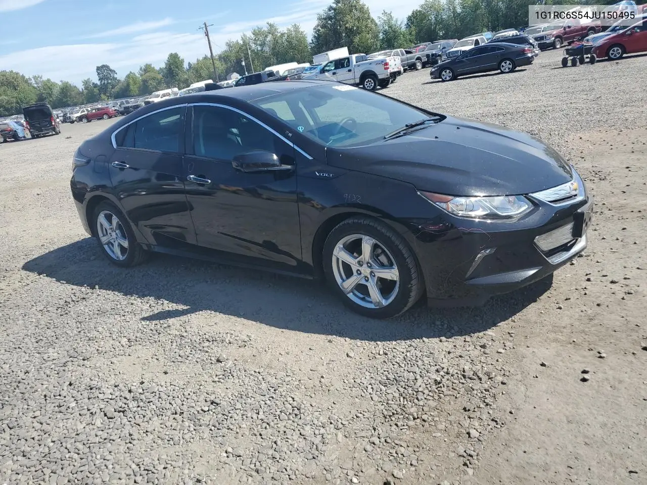 2018 Chevrolet Volt Lt VIN: 1G1RC6S54JU150495 Lot: 64388795