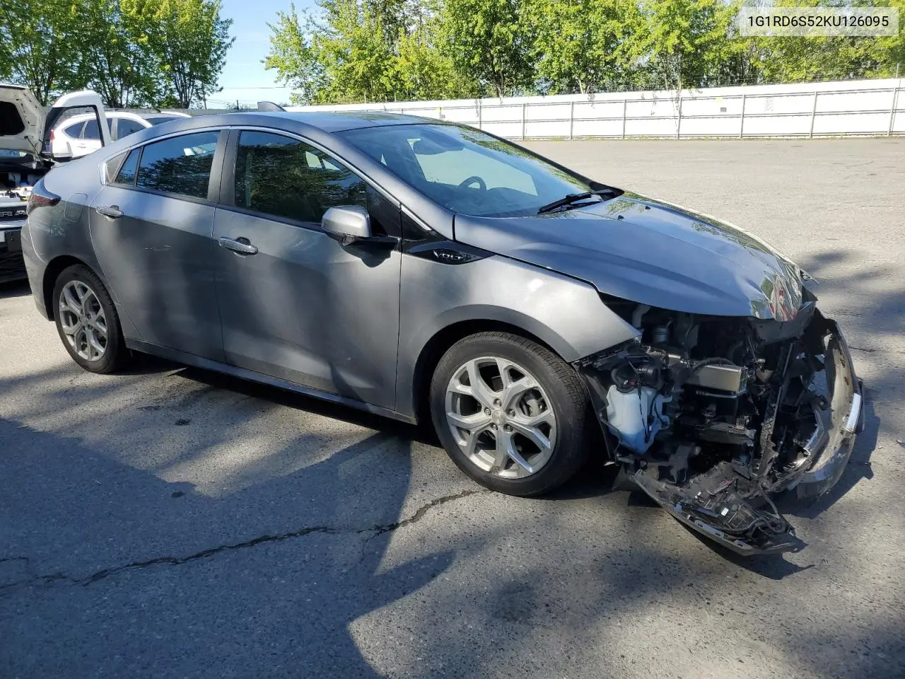 2019 Chevrolet Volt Premier VIN: 1G1RD6S52KU126095 Lot: 58584205