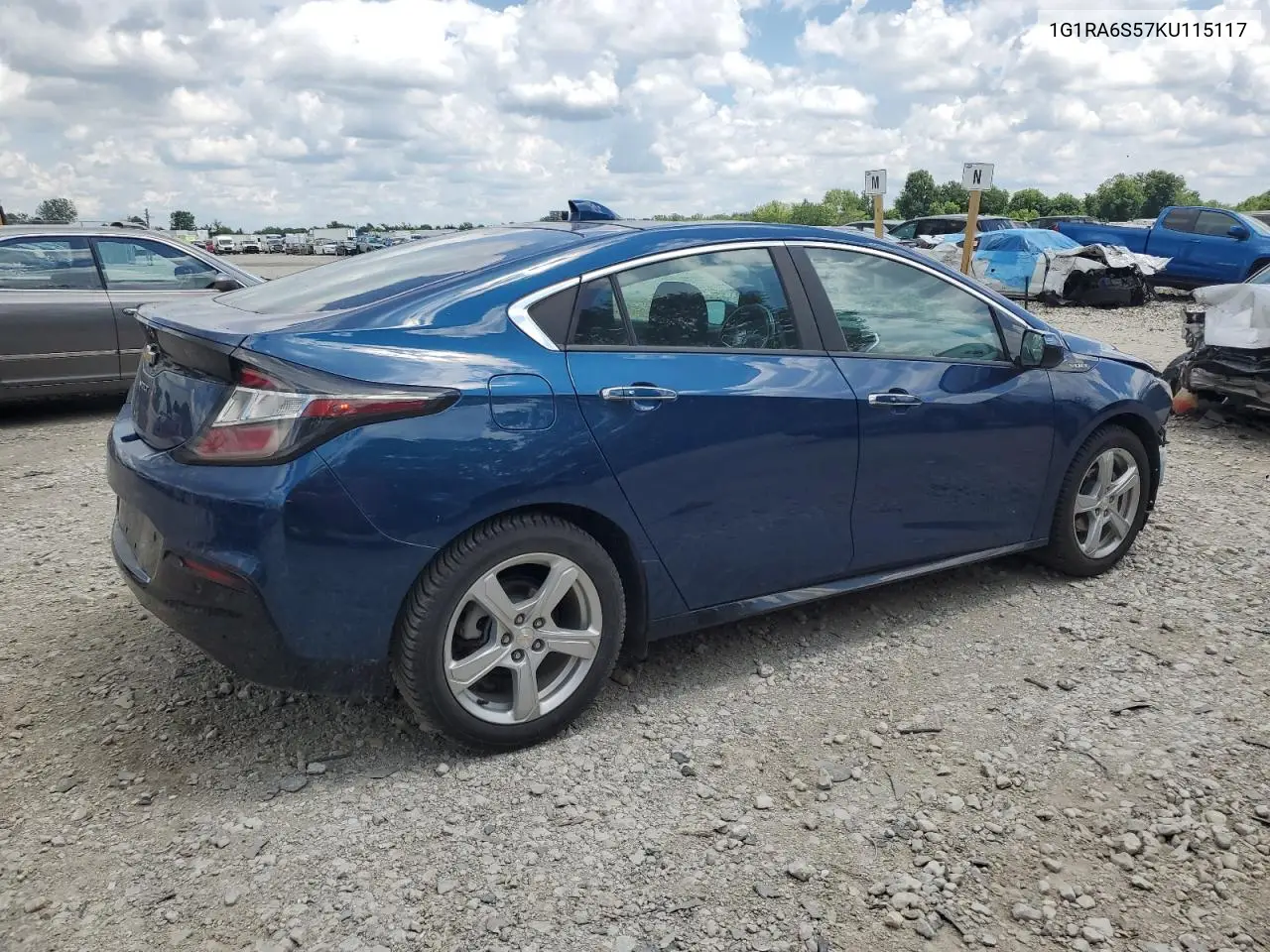 2019 Chevrolet Volt Lt VIN: 1G1RA6S57KU115117 Lot: 62166685