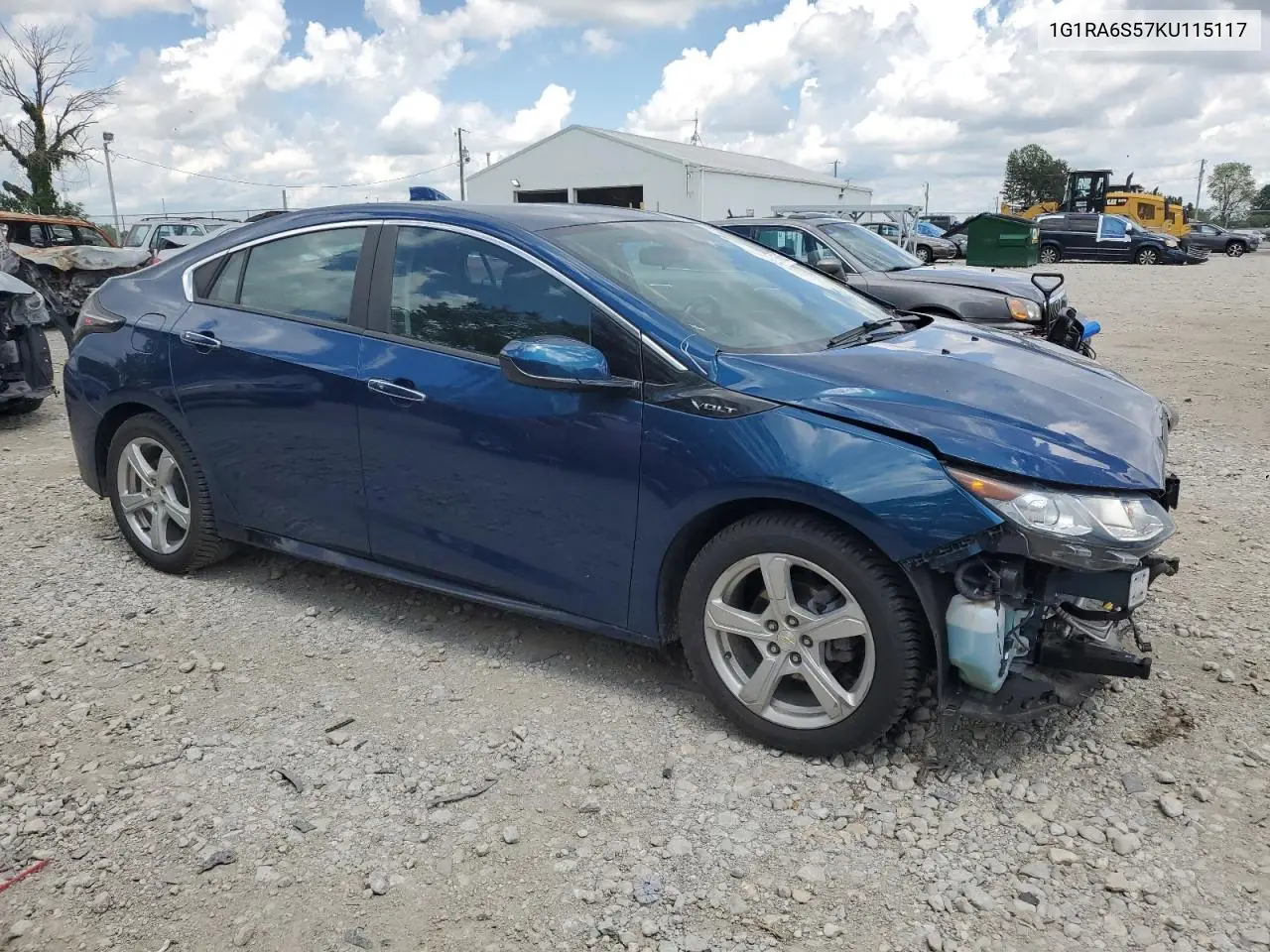 2019 Chevrolet Volt Lt VIN: 1G1RA6S57KU115117 Lot: 62166685