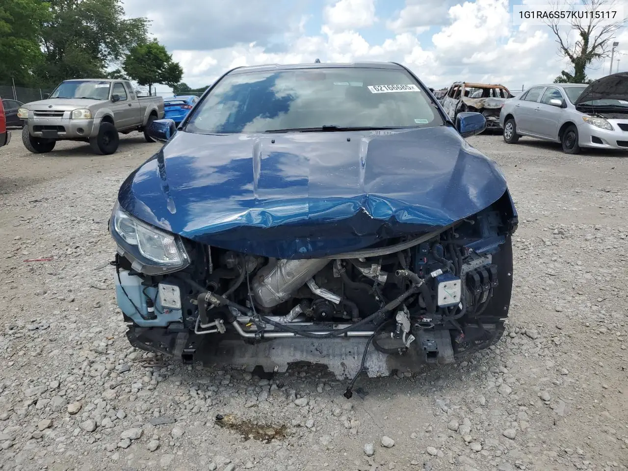 2019 Chevrolet Volt Lt VIN: 1G1RA6S57KU115117 Lot: 62166685