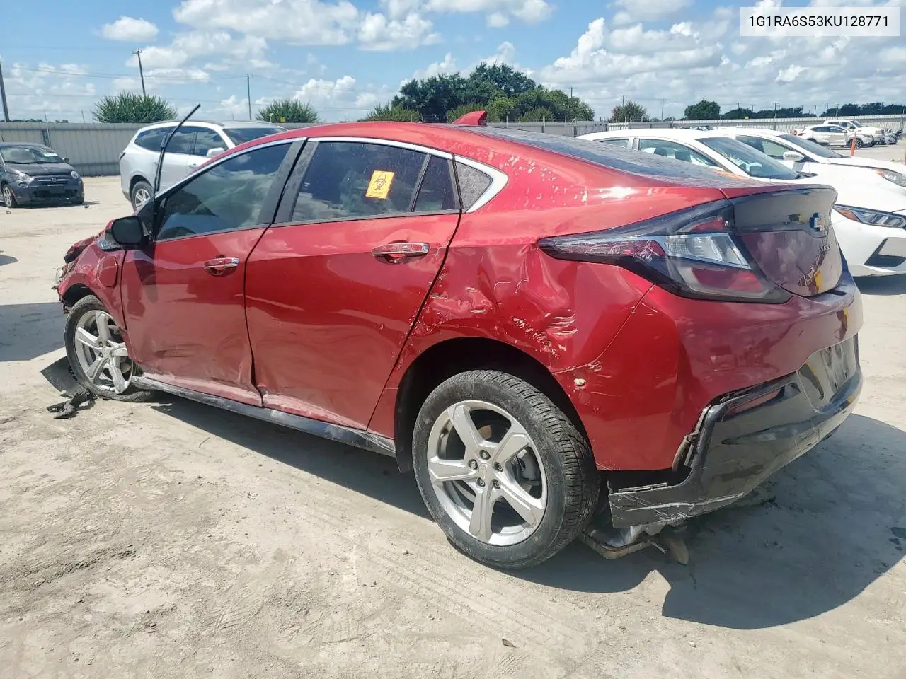 2019 Chevrolet Volt Lt VIN: 1G1RA6S53KU128771 Lot: 62412695
