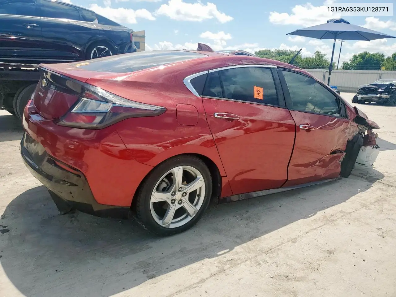 2019 Chevrolet Volt Lt VIN: 1G1RA6S53KU128771 Lot: 62412695