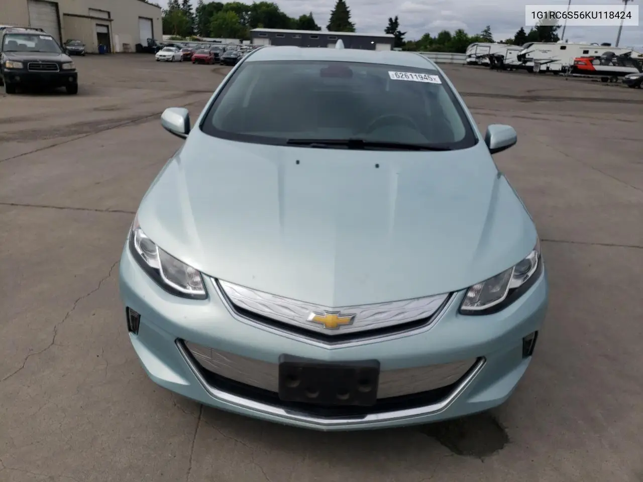 2019 Chevrolet Volt Lt VIN: 1G1RC6S56KU118424 Lot: 62611945