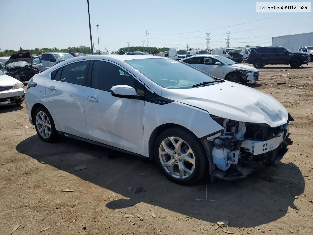 2019 Chevrolet Volt Premier VIN: 1G1RB6S55KU121639 Lot: 63187605