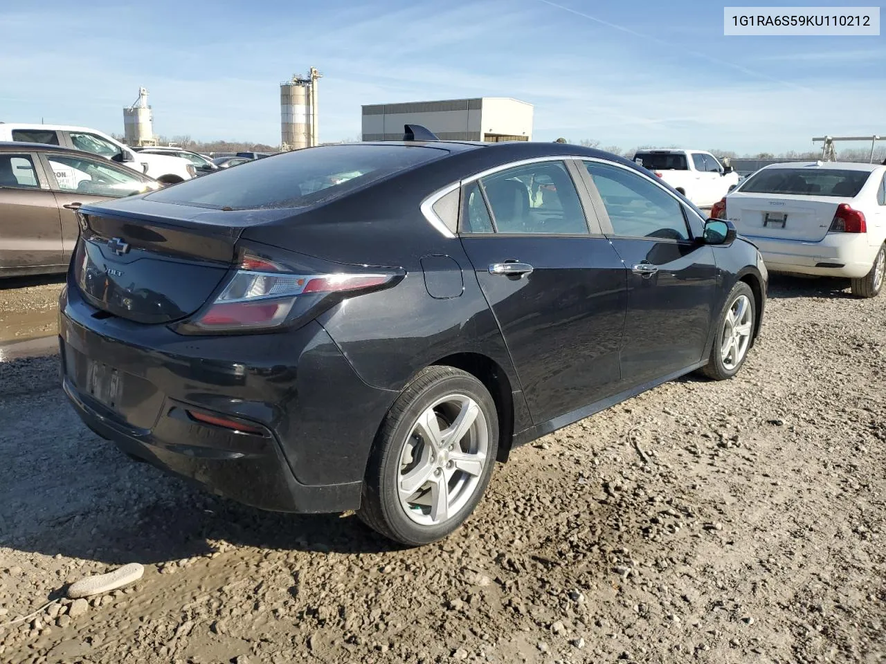 2019 Chevrolet Volt Lt VIN: 1G1RA6S59KU110212 Lot: 81383794