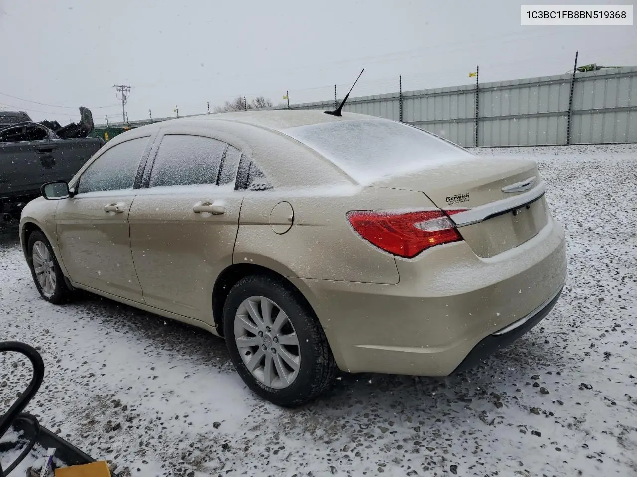 2011 Chrysler 200 Touring VIN: 1C3BC1FB8BN519368 Lot: 45295205