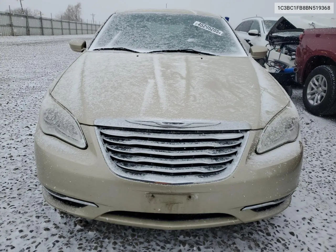 2011 Chrysler 200 Touring VIN: 1C3BC1FB8BN519368 Lot: 45295205