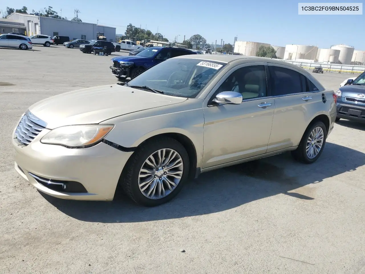 2011 Chrysler 200 Limited VIN: 1C3BC2FG9BN504525 Lot: 53166555