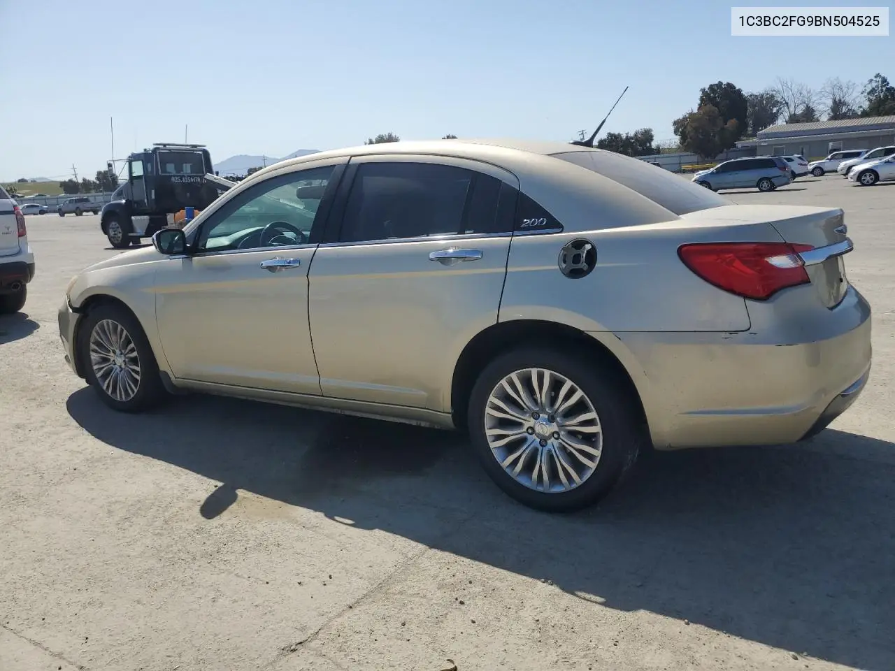 2011 Chrysler 200 Limited VIN: 1C3BC2FG9BN504525 Lot: 53166555