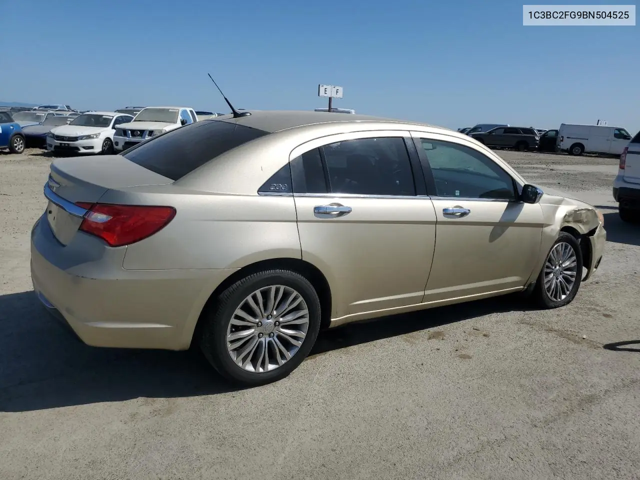 2011 Chrysler 200 Limited VIN: 1C3BC2FG9BN504525 Lot: 53166555