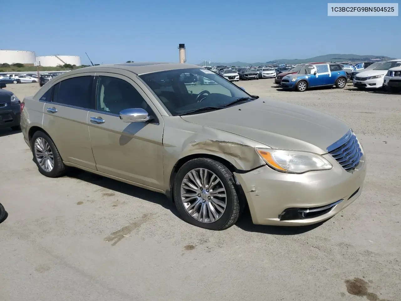 2011 Chrysler 200 Limited VIN: 1C3BC2FG9BN504525 Lot: 53166555