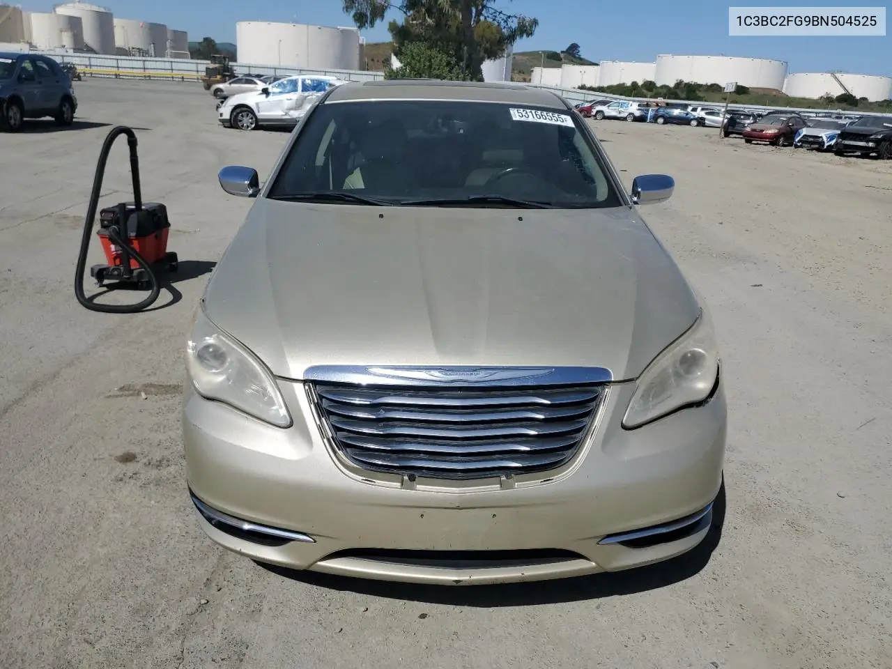 2011 Chrysler 200 Limited VIN: 1C3BC2FG9BN504525 Lot: 53166555