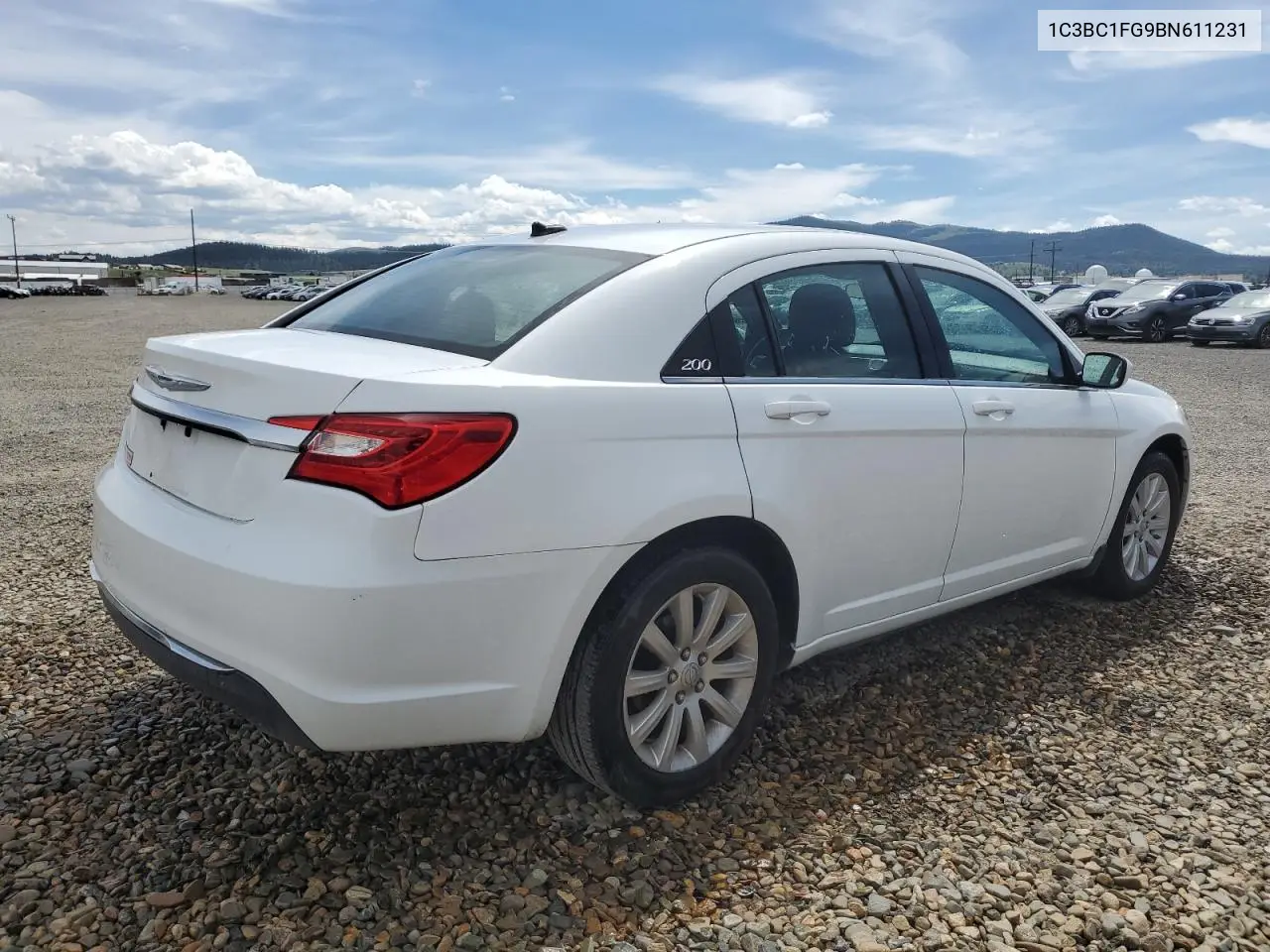 2011 Chrysler 200 Touring VIN: 1C3BC1FG9BN611231 Lot: 58203985