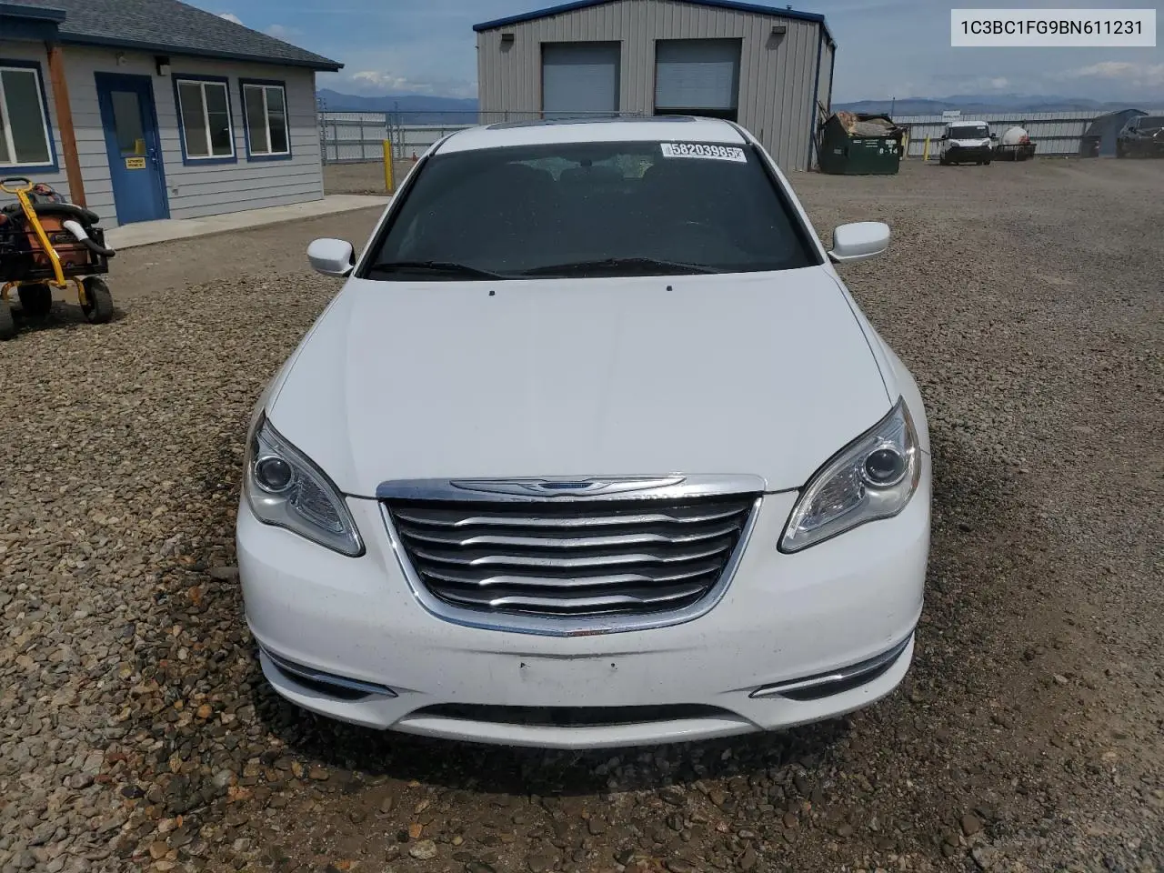 2011 Chrysler 200 Touring VIN: 1C3BC1FG9BN611231 Lot: 58203985
