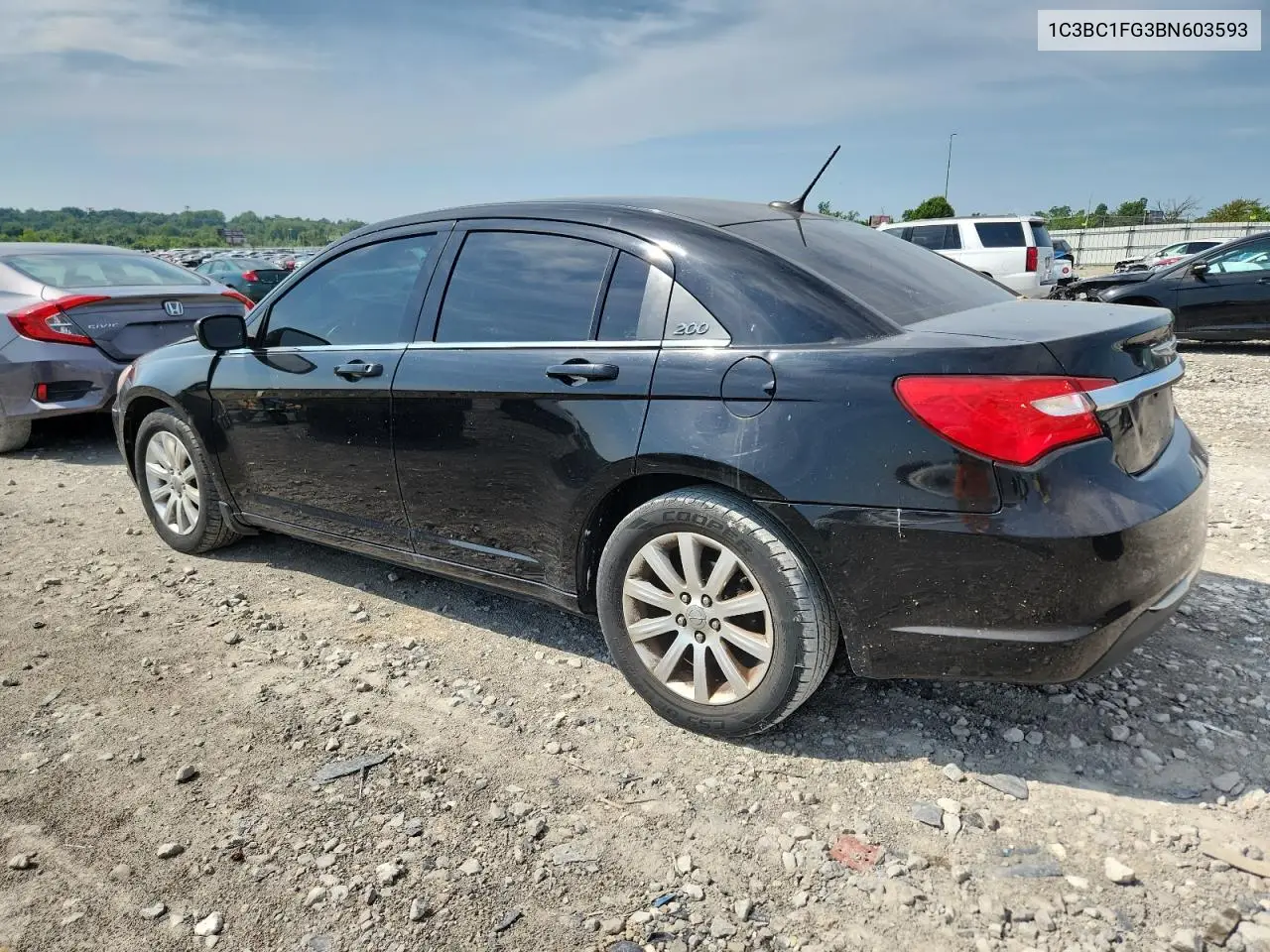 2011 Chrysler 200 Touring VIN: 1C3BC1FG3BN603593 Lot: 61778415